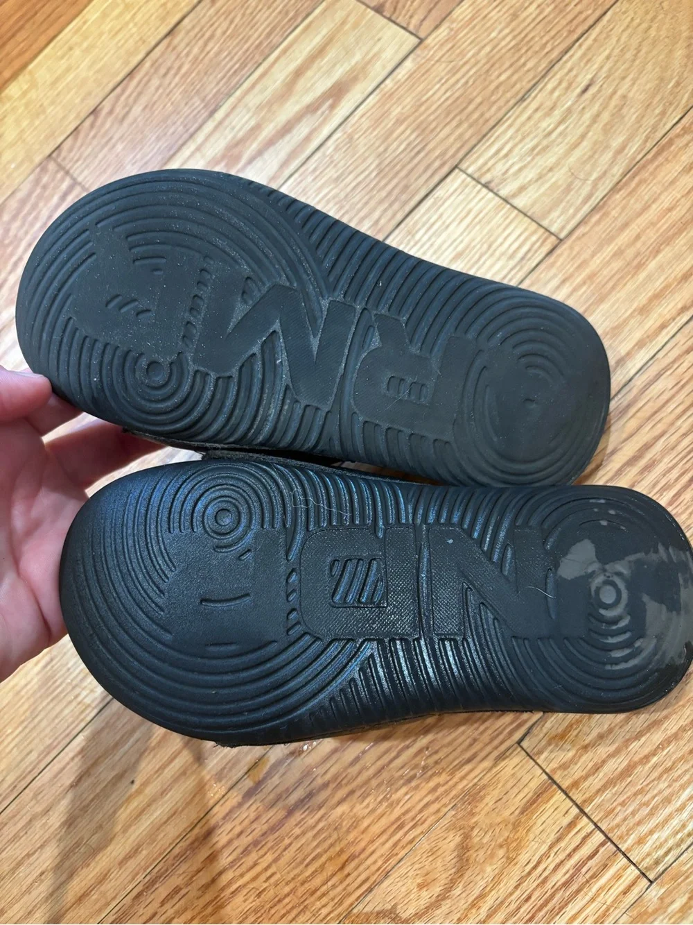 Under Armour Black and White Athletic Slide